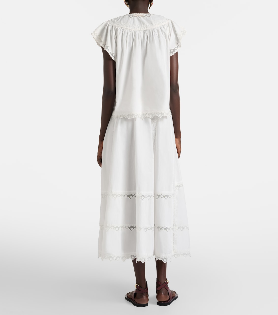 Midirock Lucia aus Baumwolle | Ulla Johnson