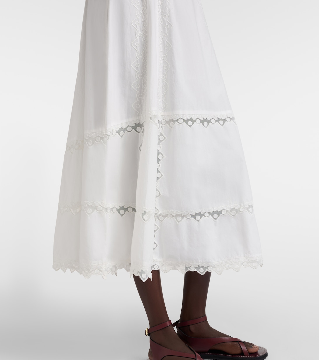 Midirock Lucia aus Baumwolle | Ulla Johnson