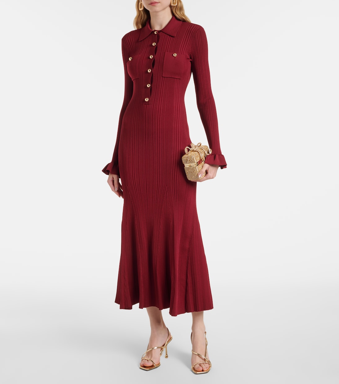 Robe midi | Self-Portrait