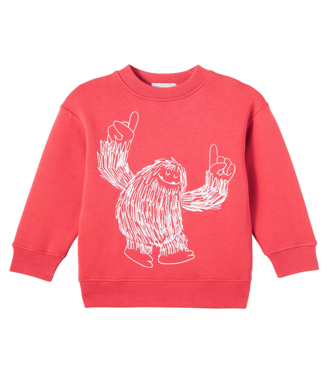 Printed cotton jersey sweatshirt | Stella McCartney Kids