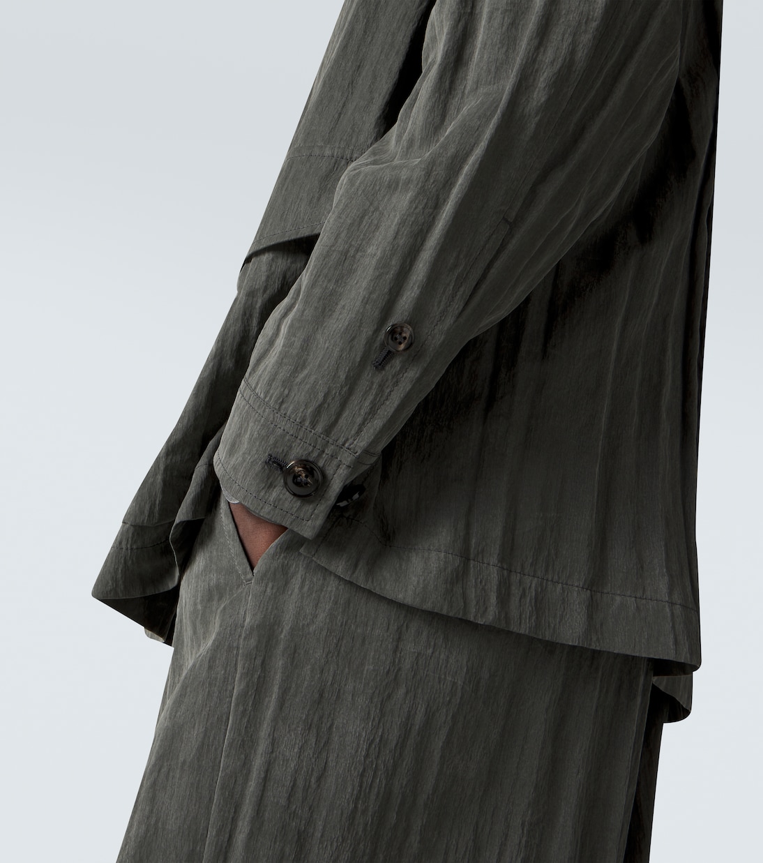 Hemdjacke aus Canvas | Giorgio Armani