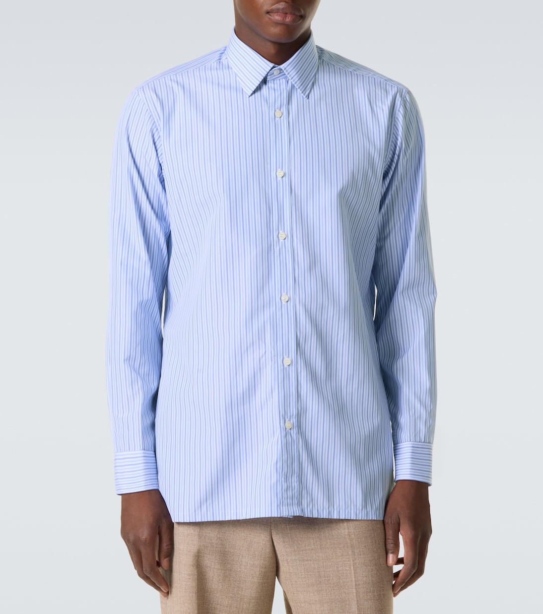 Hemd aus Baumwollpopeline | Charvet