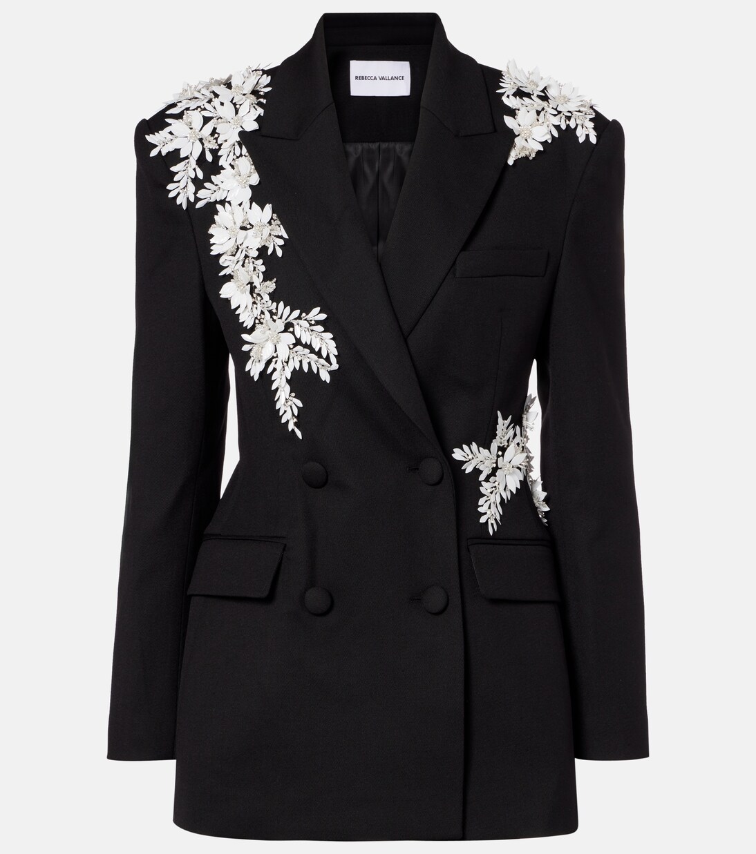 Danna floral-appliqué blazer | Rebecca Vallance