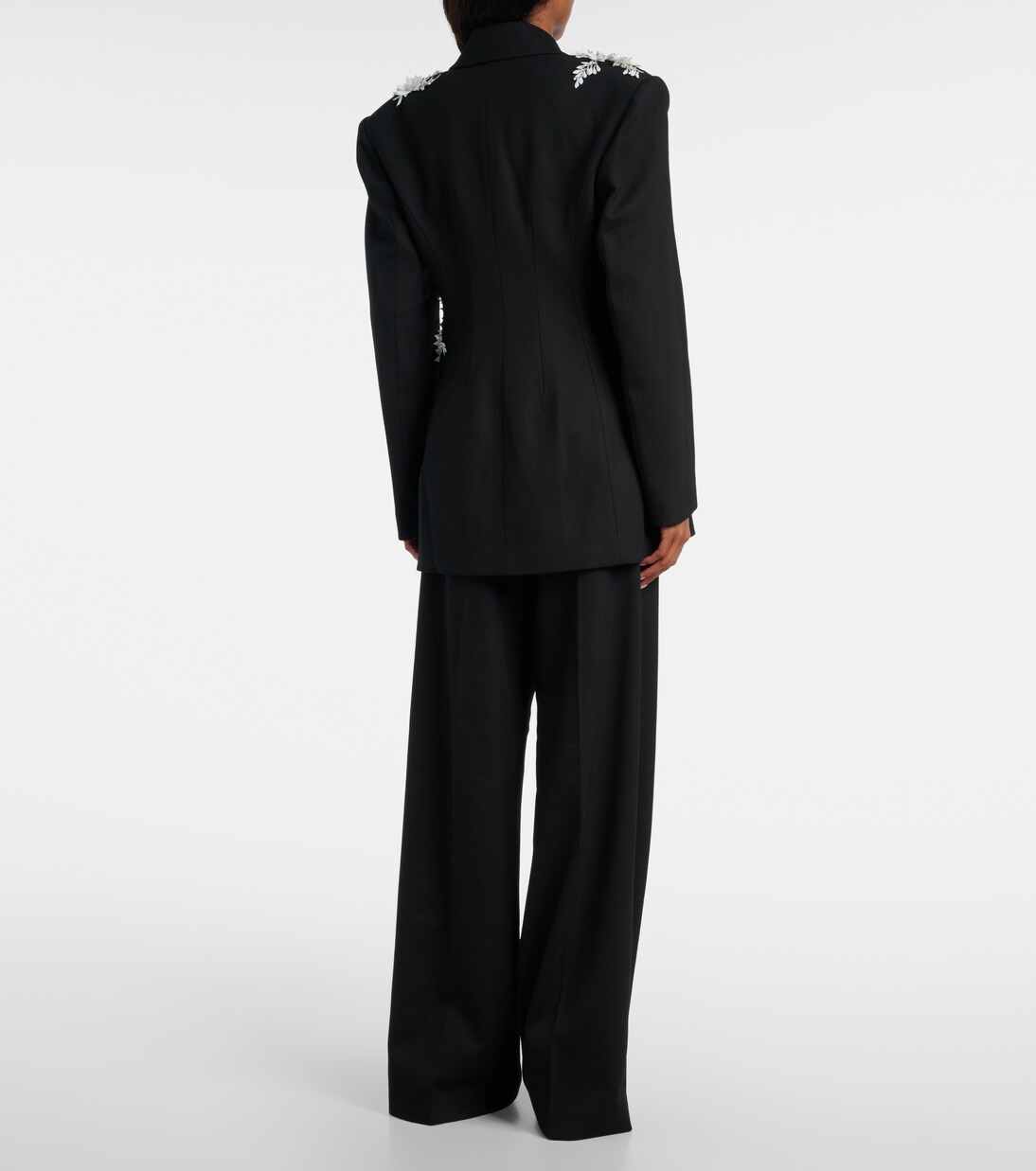 Danna floral-appliqué blazer | Rebecca Vallance