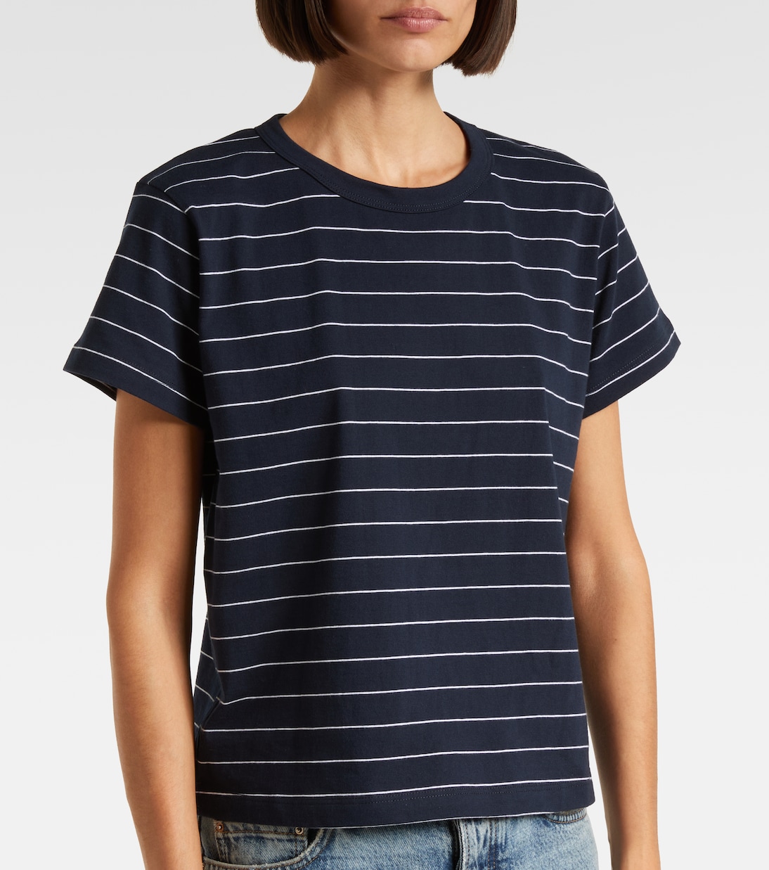 Margo striped cotton jersey T-shirt | Leset