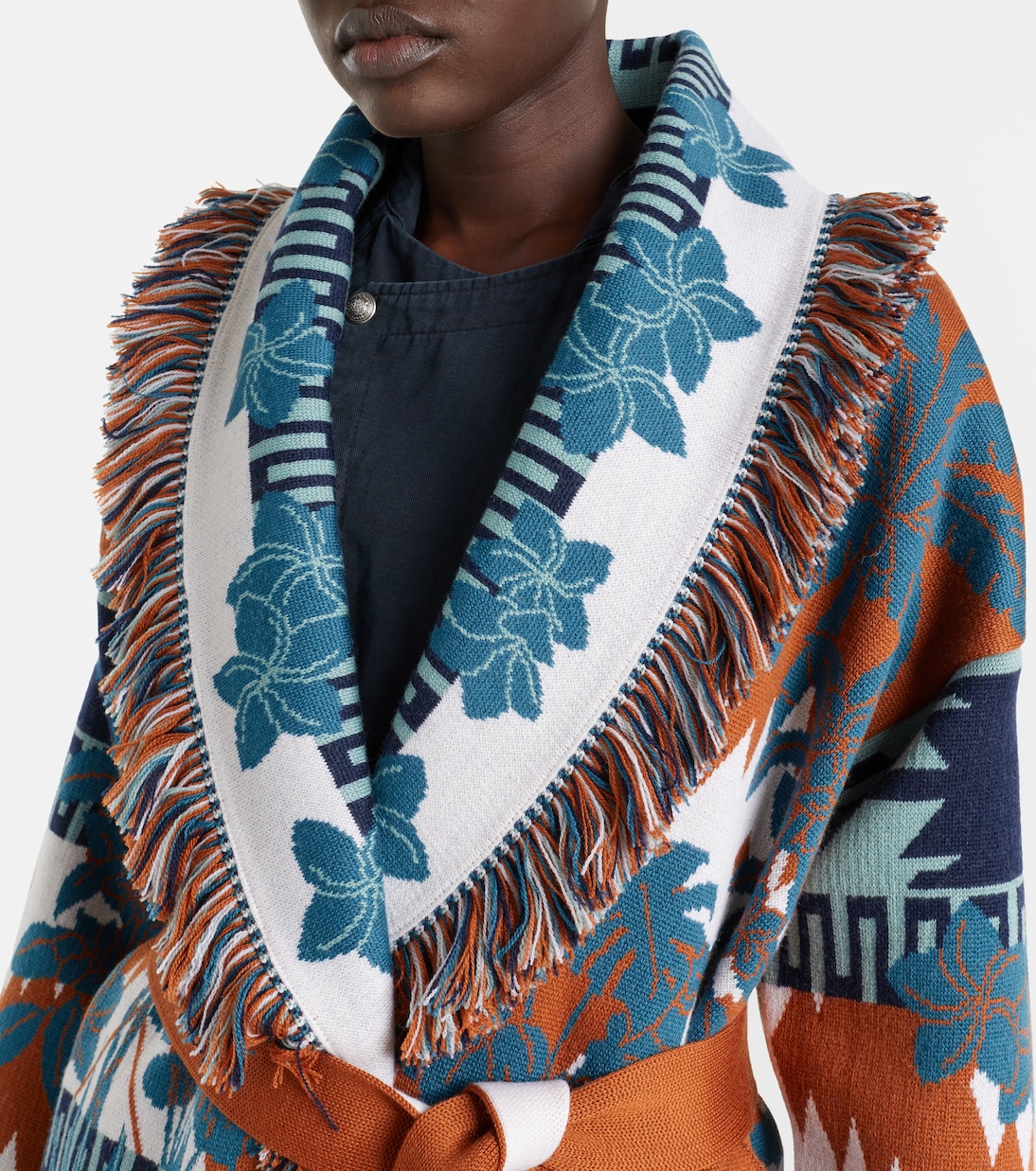 Island Soul jacquard wool cardigan | Alanui