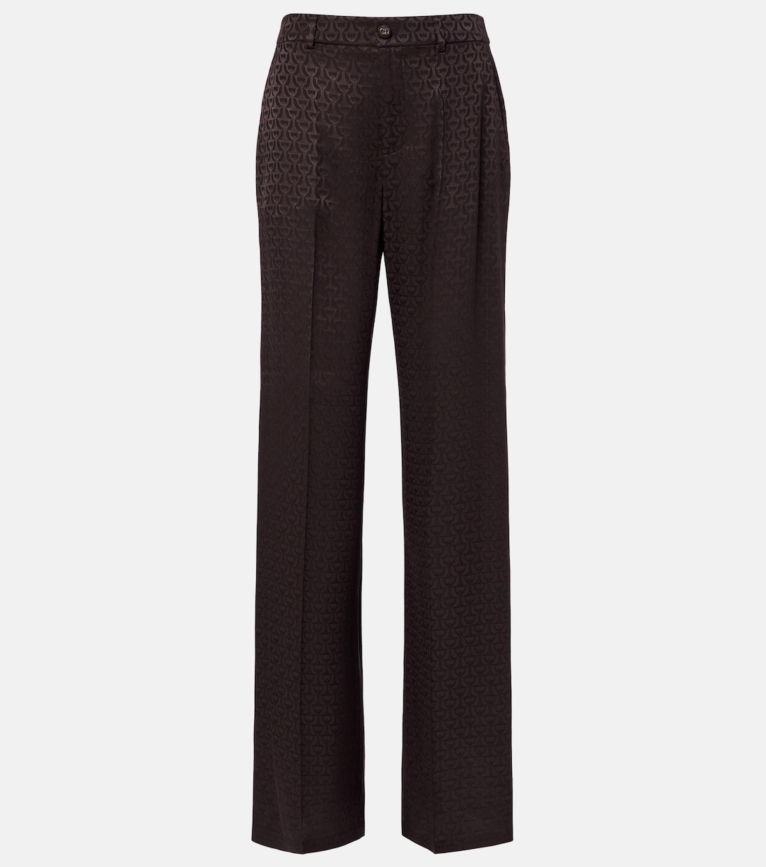 Silk jacquard wide-leg pants | Gucci