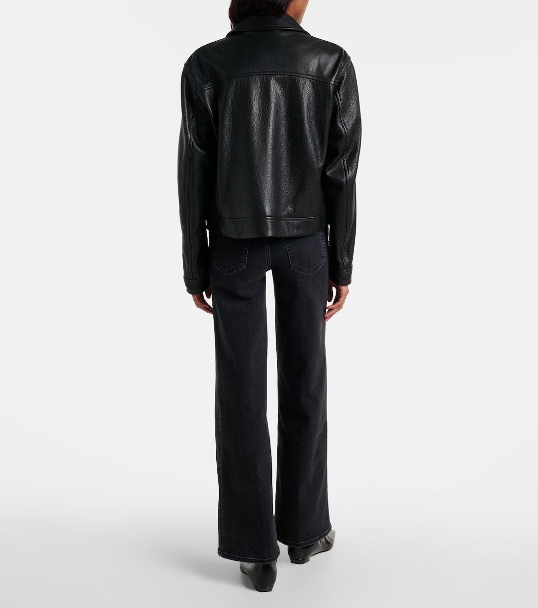 Le Slim Palazzo high-rise wide-leg jeans | Frame