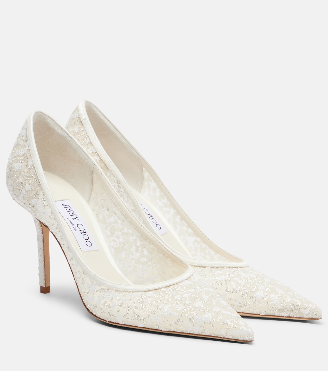 Bestickte Pumps Love aus Tüll | Jimmy Choo