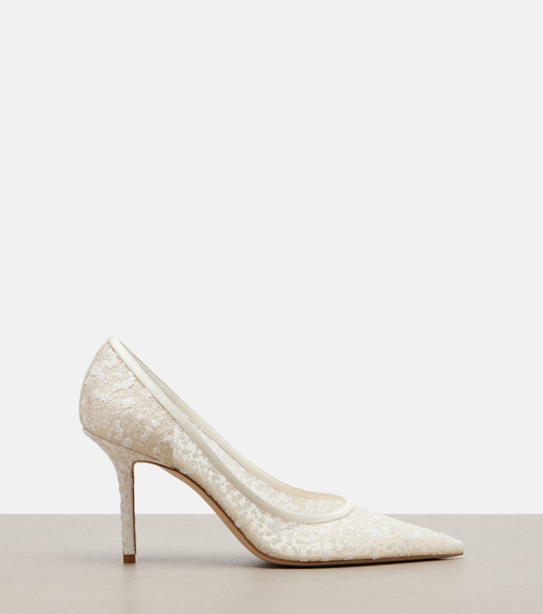 Bestickte Pumps Love aus Tüll | Jimmy Choo