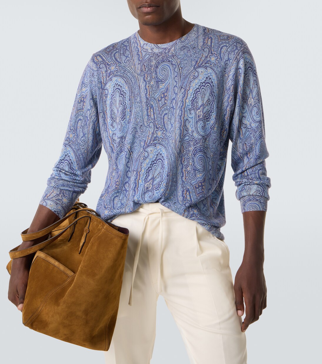 Paisley silk and cashmere sweater | Etro