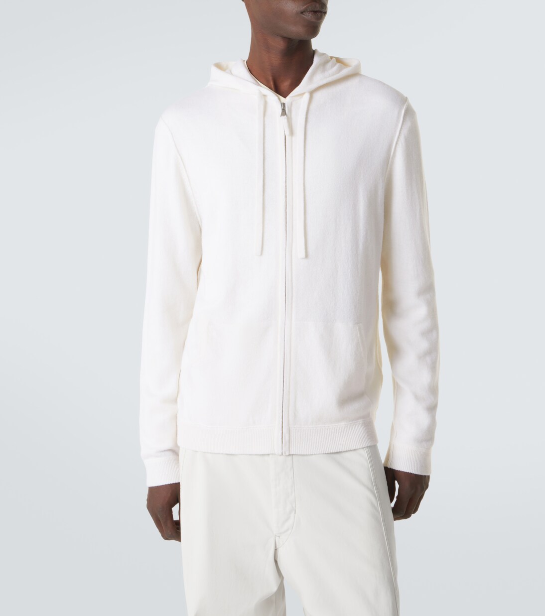 Kapuzenjacke aus Wolle und Kaschmir | Allude