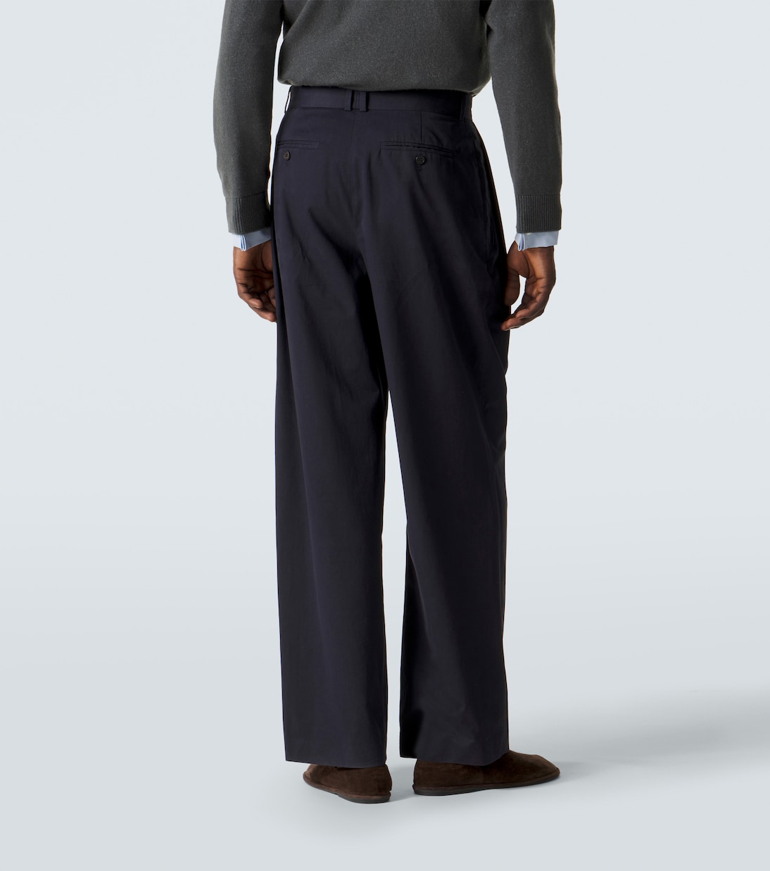 Weite Hose Tibor aus Gabardine | The Row