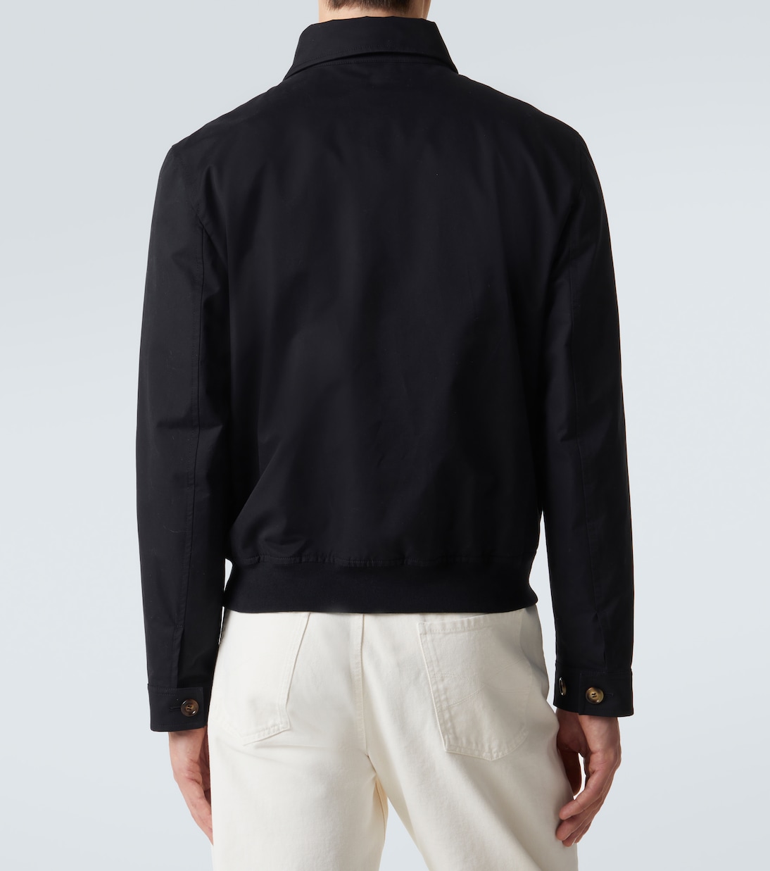 Cotton-blend blouson jacket | Brunello Cucinelli
