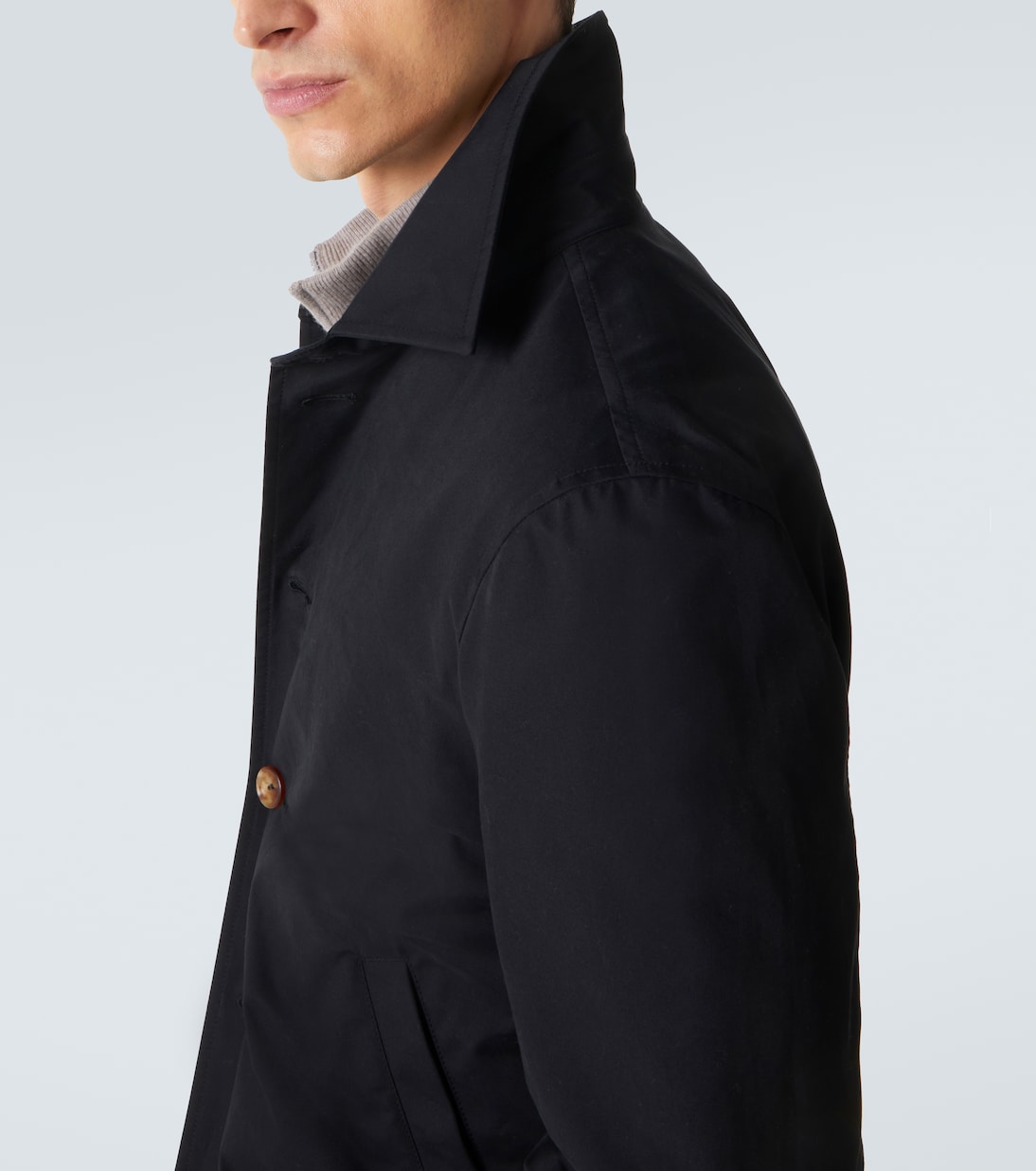 Cotton-blend blouson jacket | Brunello Cucinelli