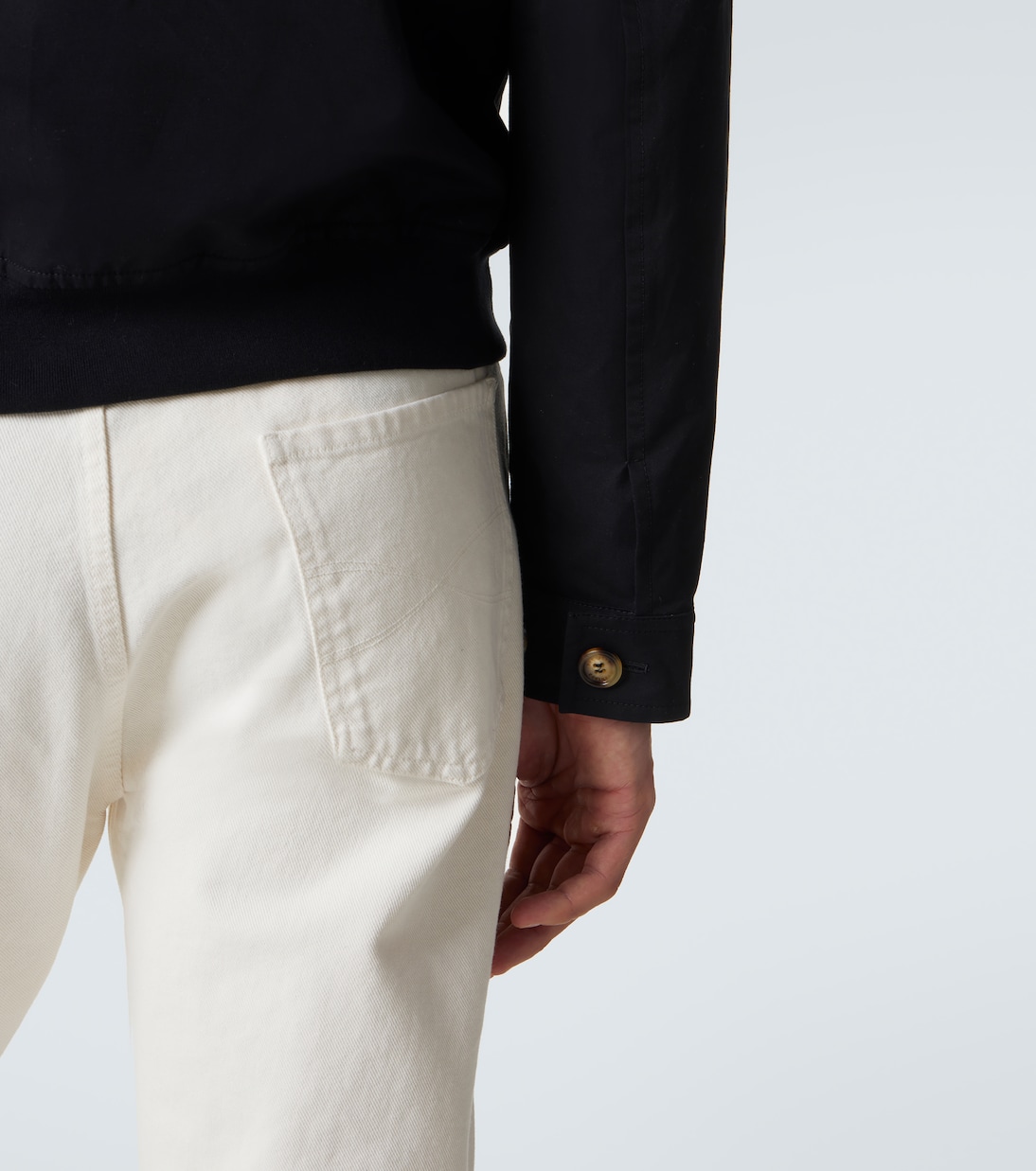 Cotton-blend blouson jacket | Brunello Cucinelli