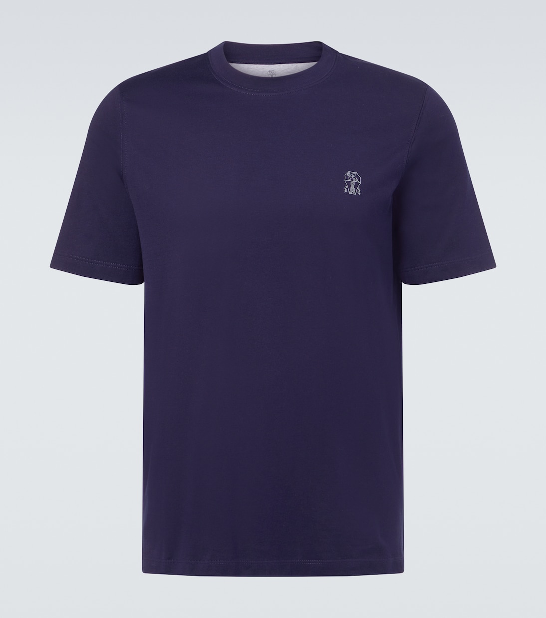 Printed cotton jersey T-shirt | Brunello Cucinelli