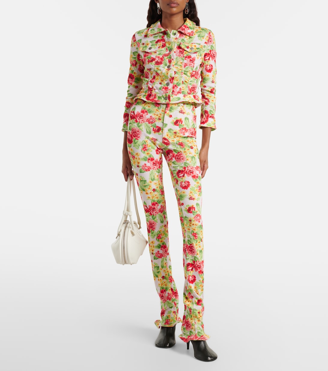 Ojalva floral denim jacket | Acne Studios