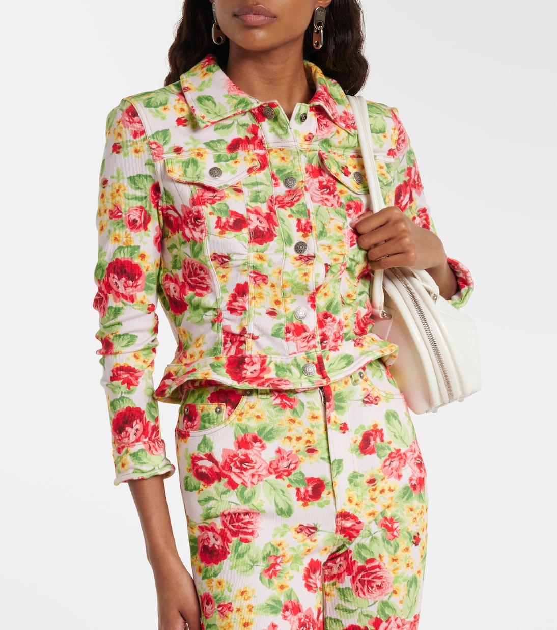 Ojalva floral denim jacket | Acne Studios