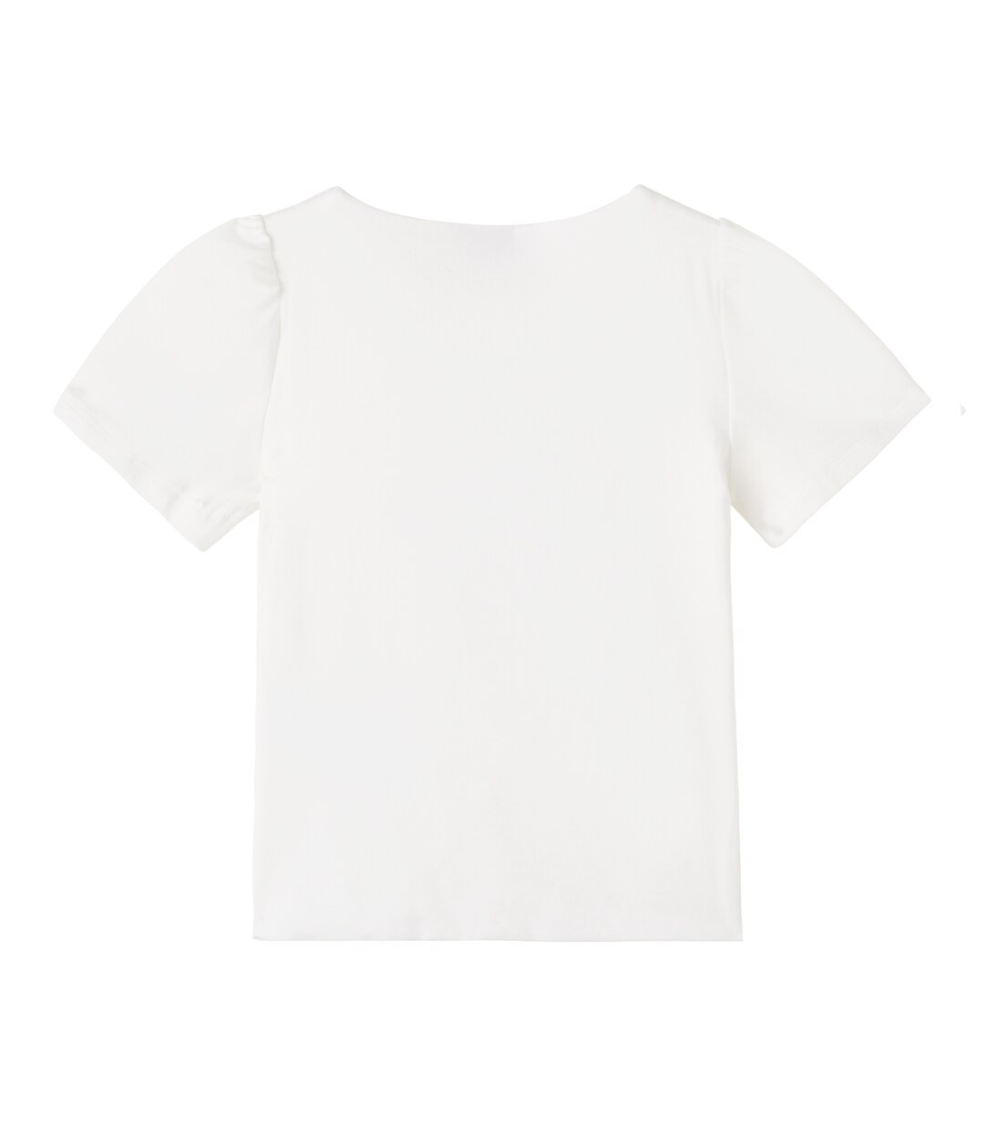 Floral cotton-blend jersey T-shirt | Monnalisa