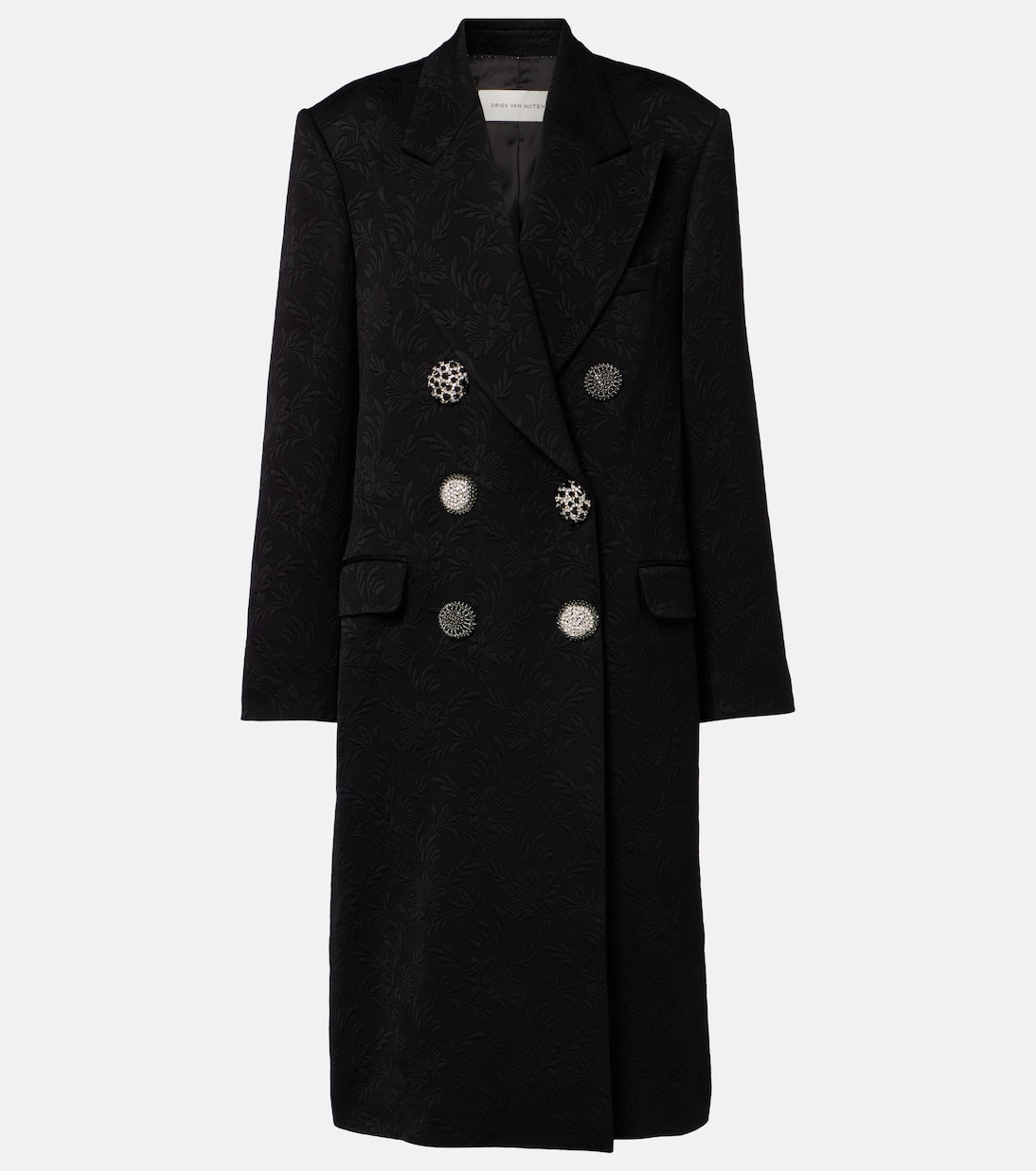 Rosea embellished coat | Dries Van Noten