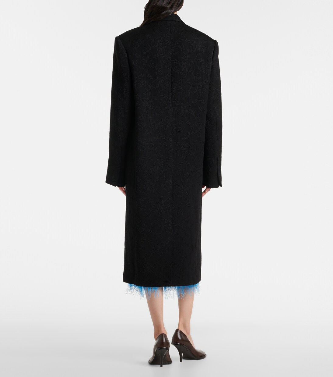 Rosea embellished coat | Dries Van Noten