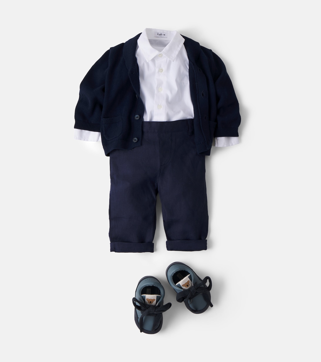 Baby cotton-blend poplin bodysuit | Il Gufo