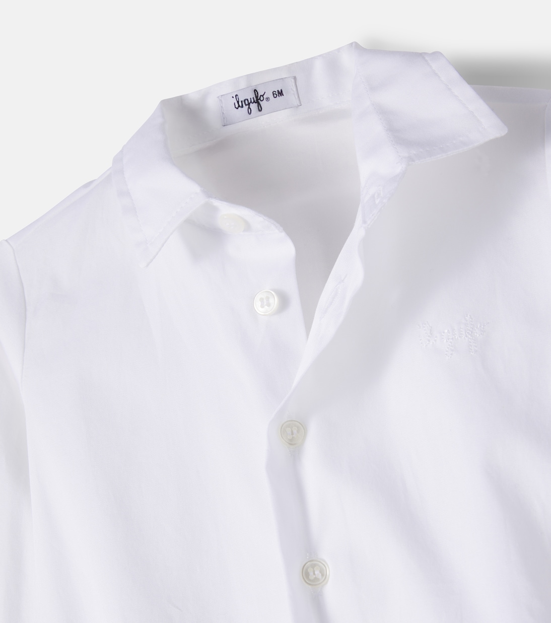 Baby cotton-blend poplin bodysuit | Il Gufo