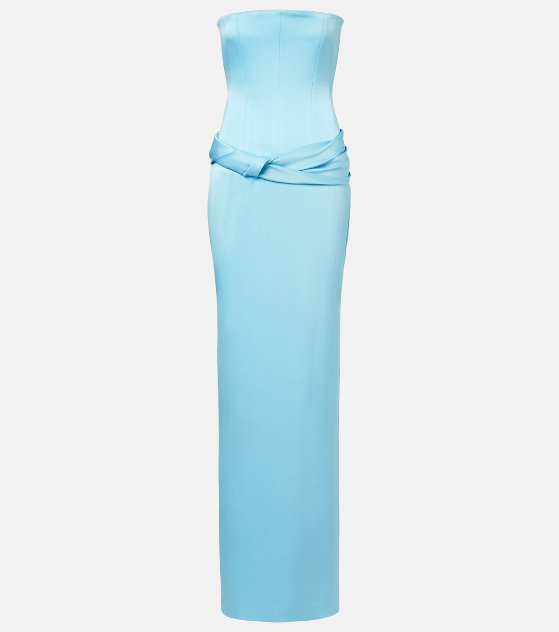 Crêpe satin bustier gown | Alex Perry