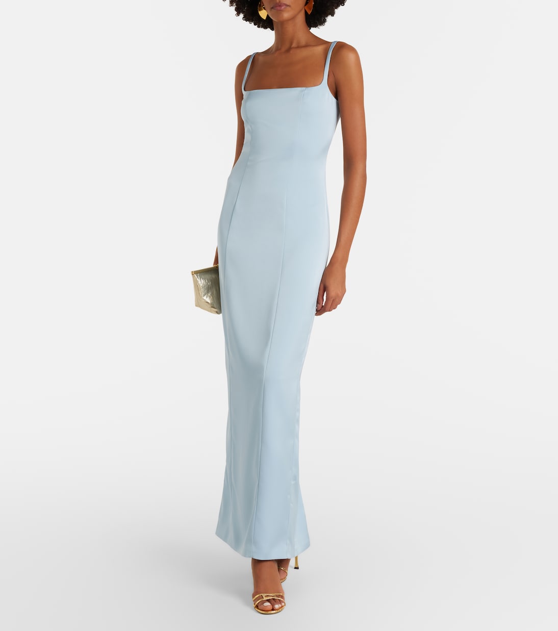 Maxikleid aus Satin | Rotate