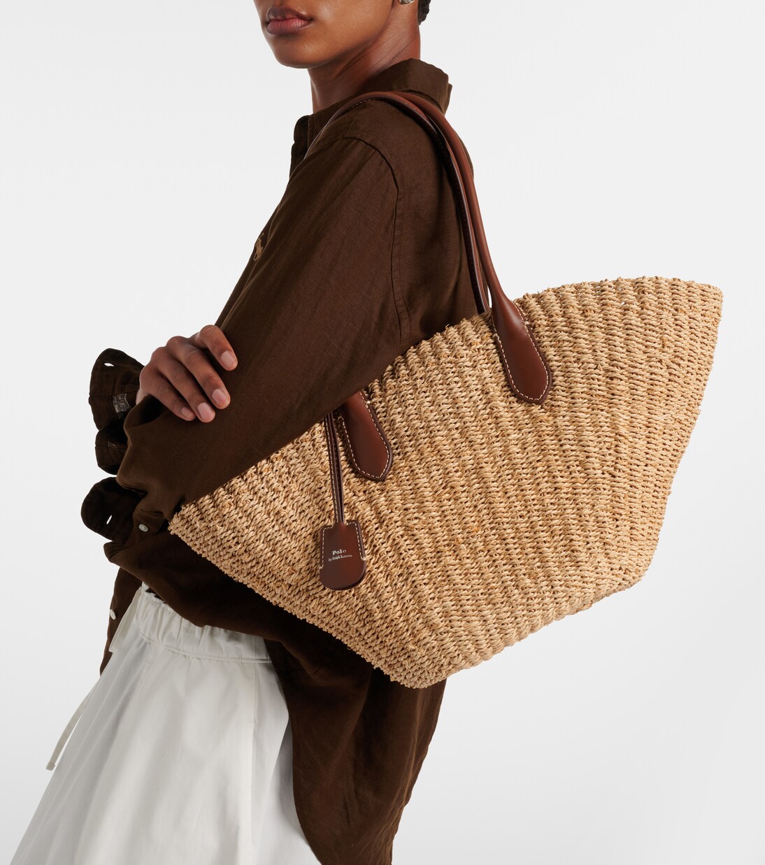 Tote Bellport Medium aus Raffiabast | Polo Ralph Lauren
