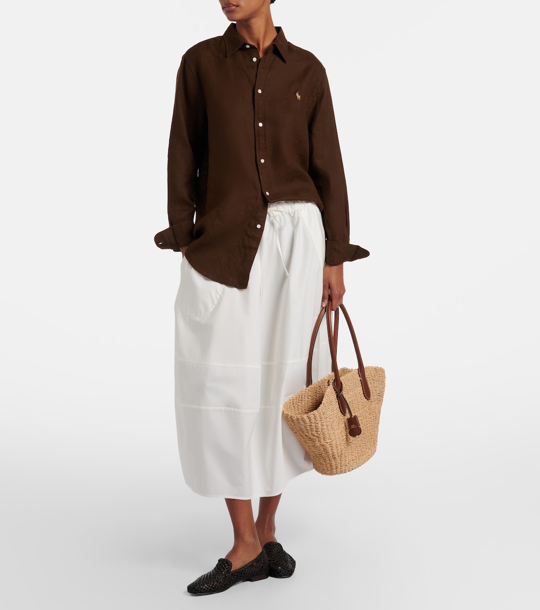 Tote Bellport Medium aus Raffiabast | Polo Ralph Lauren