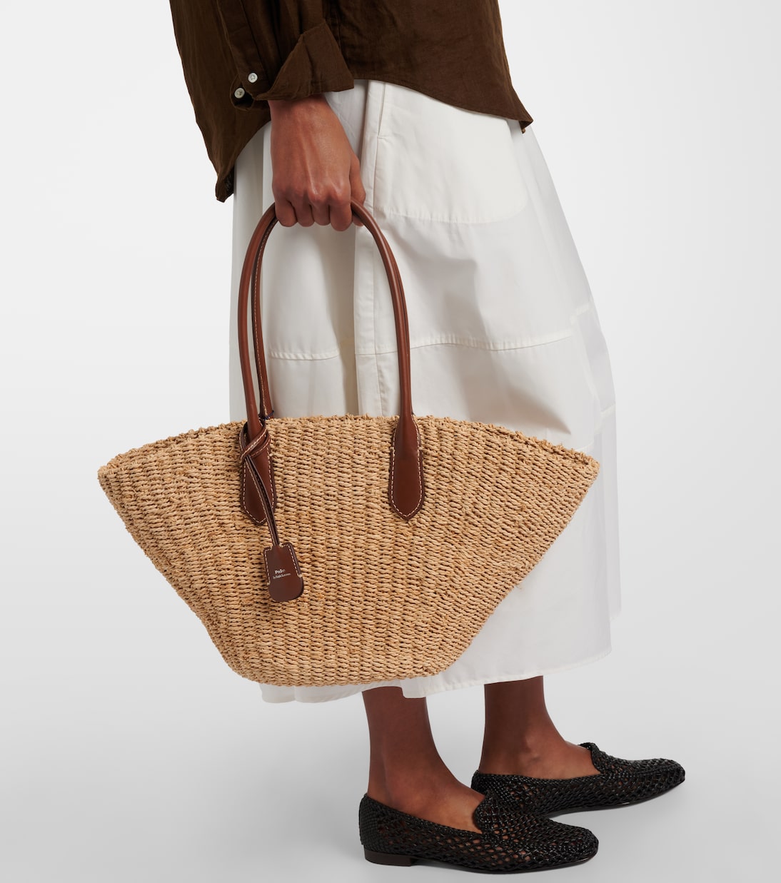 Tote Bellport Medium aus Raffiabast | Polo Ralph Lauren