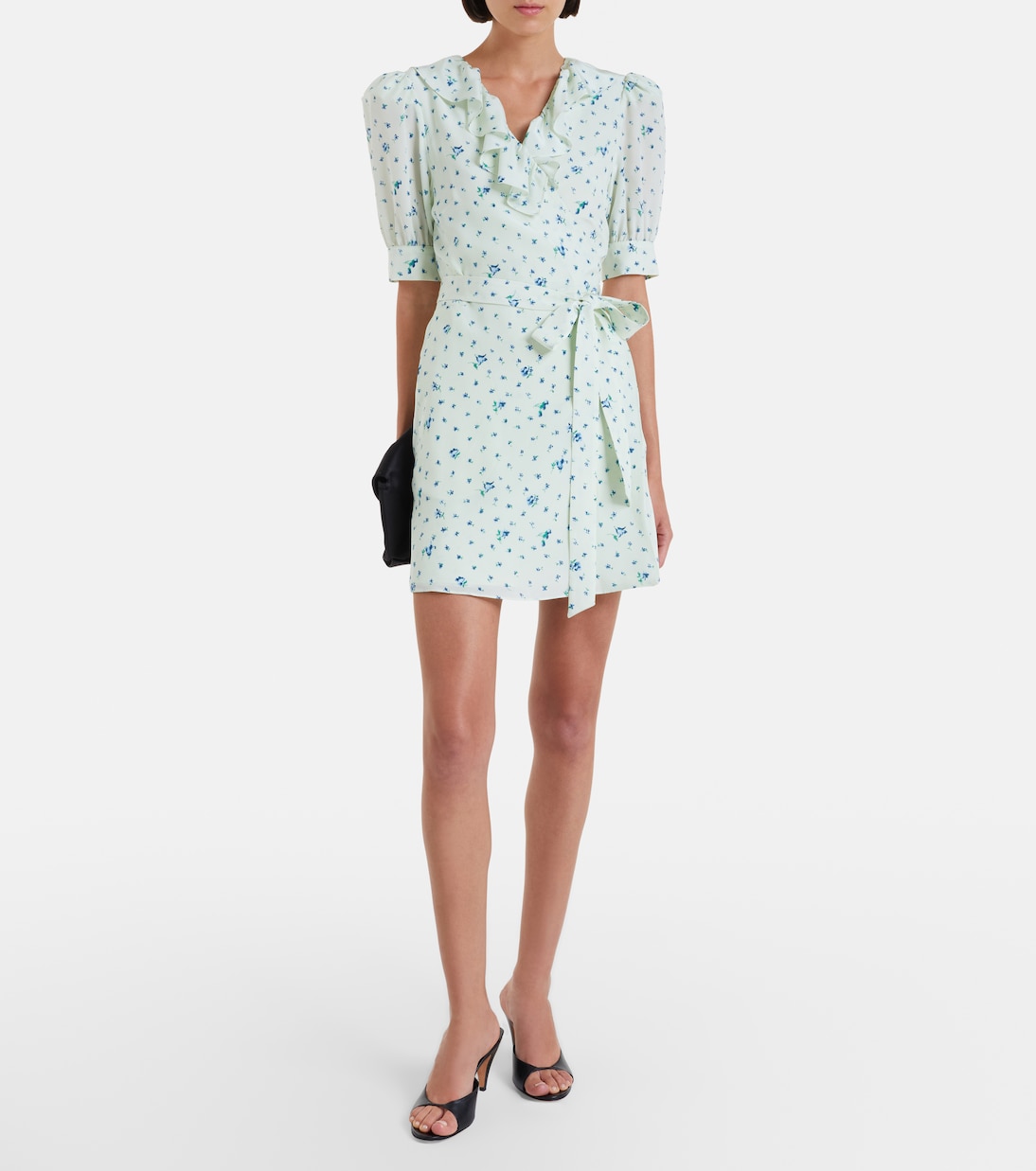 Floral silk minidress | Alessandra Rich