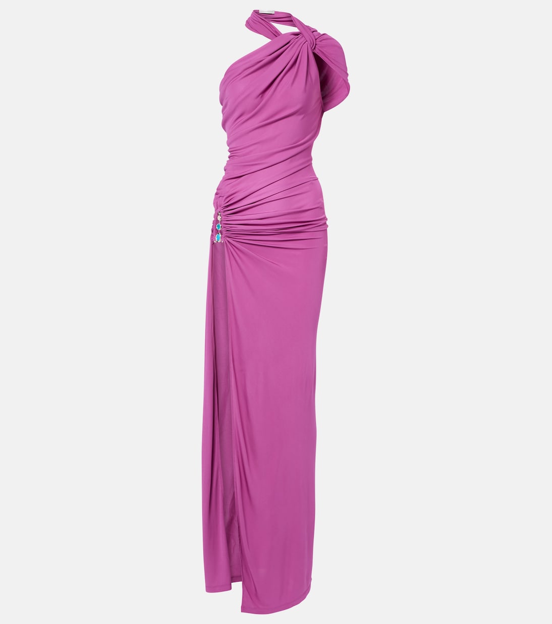 Embellished halterneck jersey gown | Christopher Esber