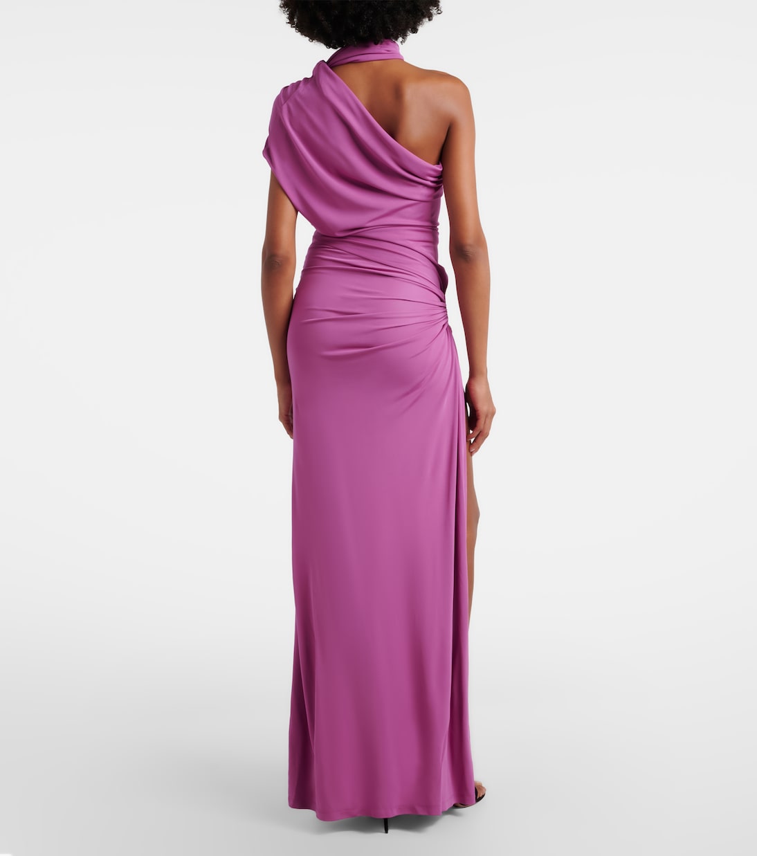 Embellished halterneck jersey gown | Christopher Esber