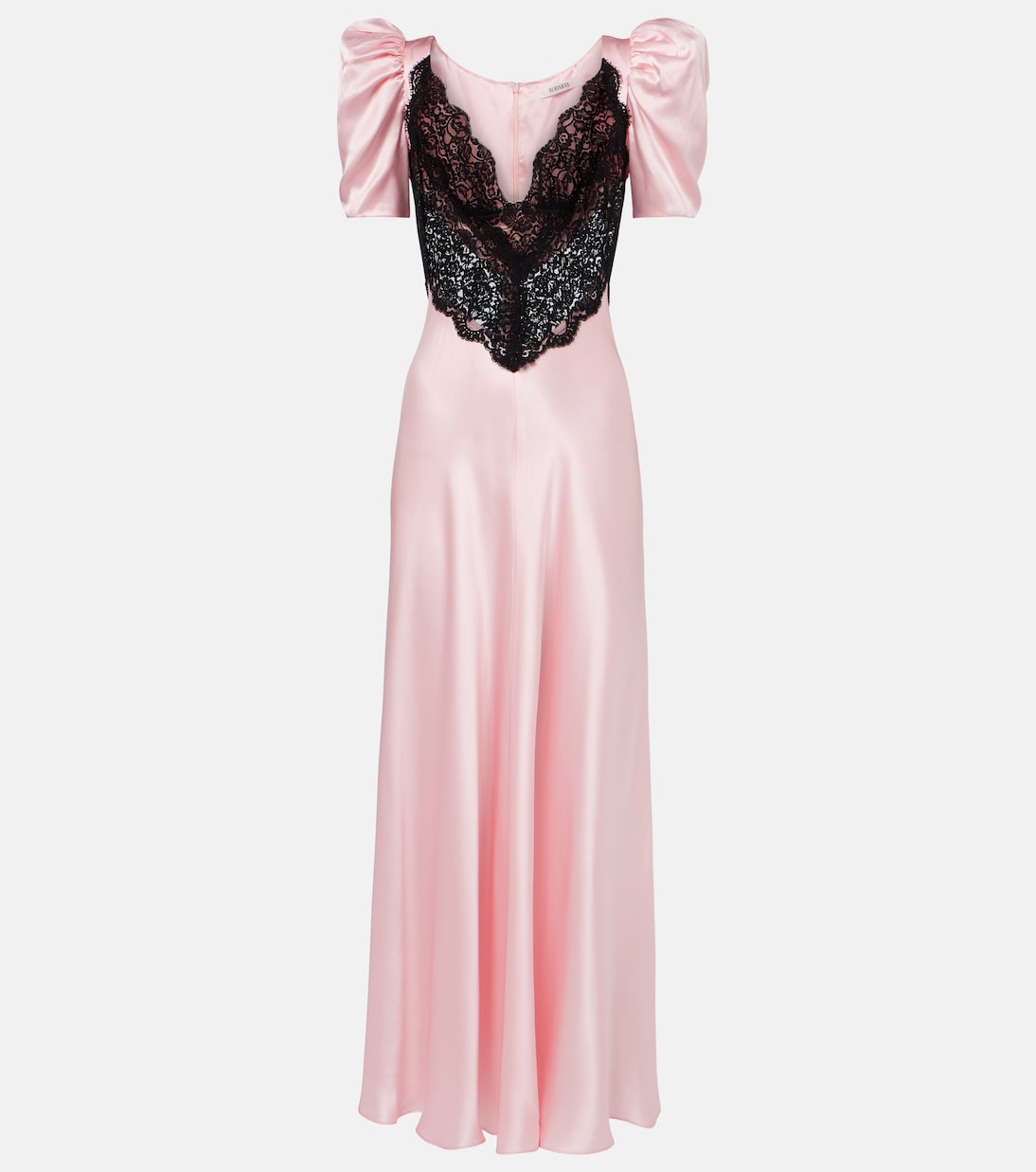 Lace-trimmed silk cocktail dress | Rodarte