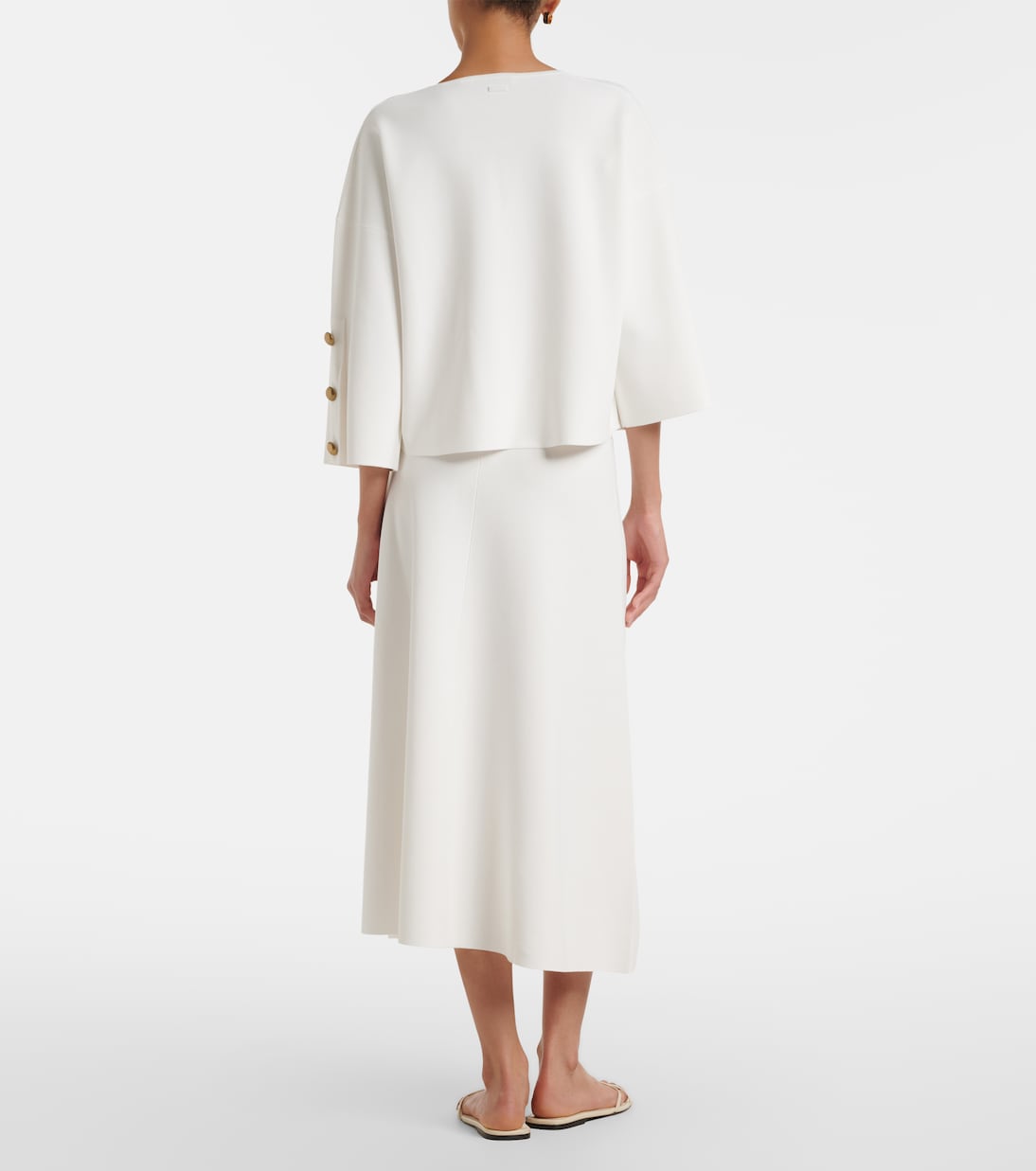 Crêpe midi skirt | Max Mara
