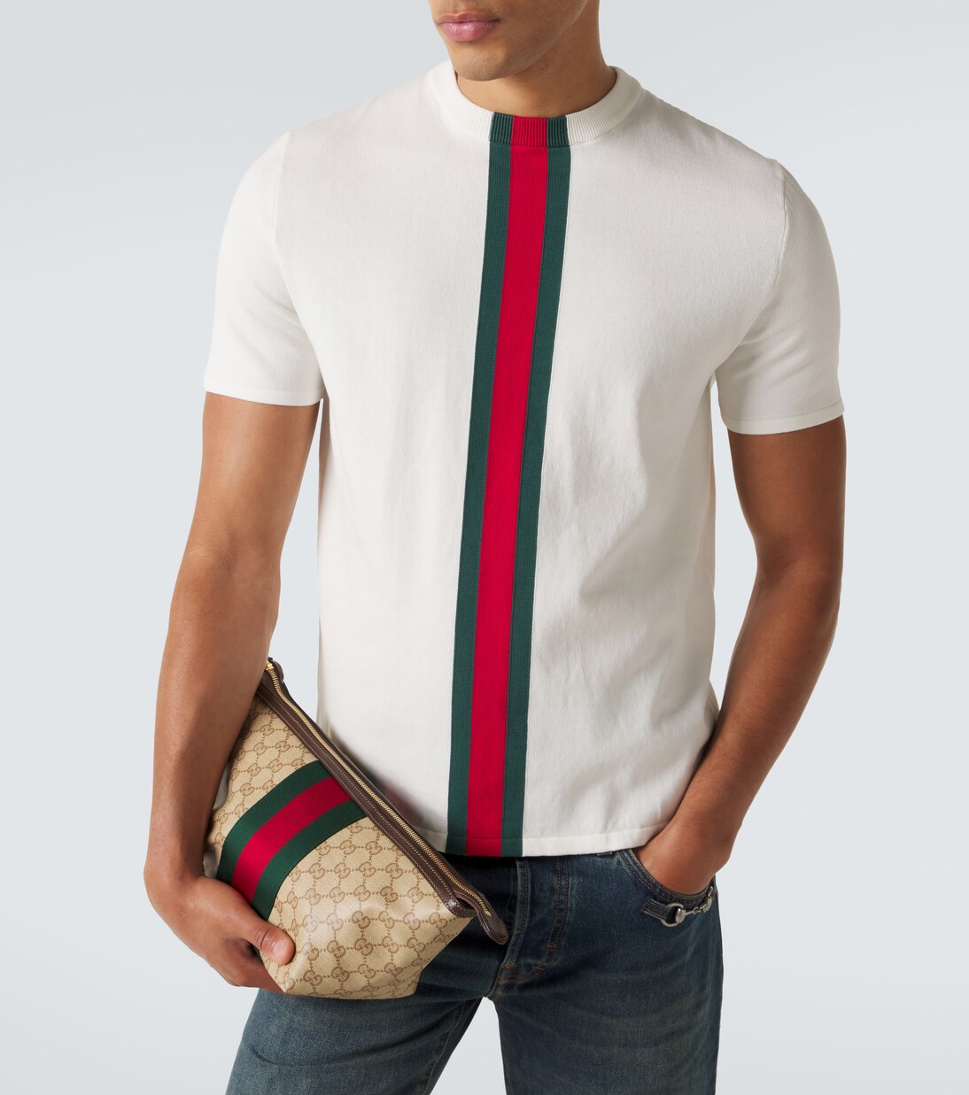 Gucci Essence Classic GG canvas toiletry bag | Gucci