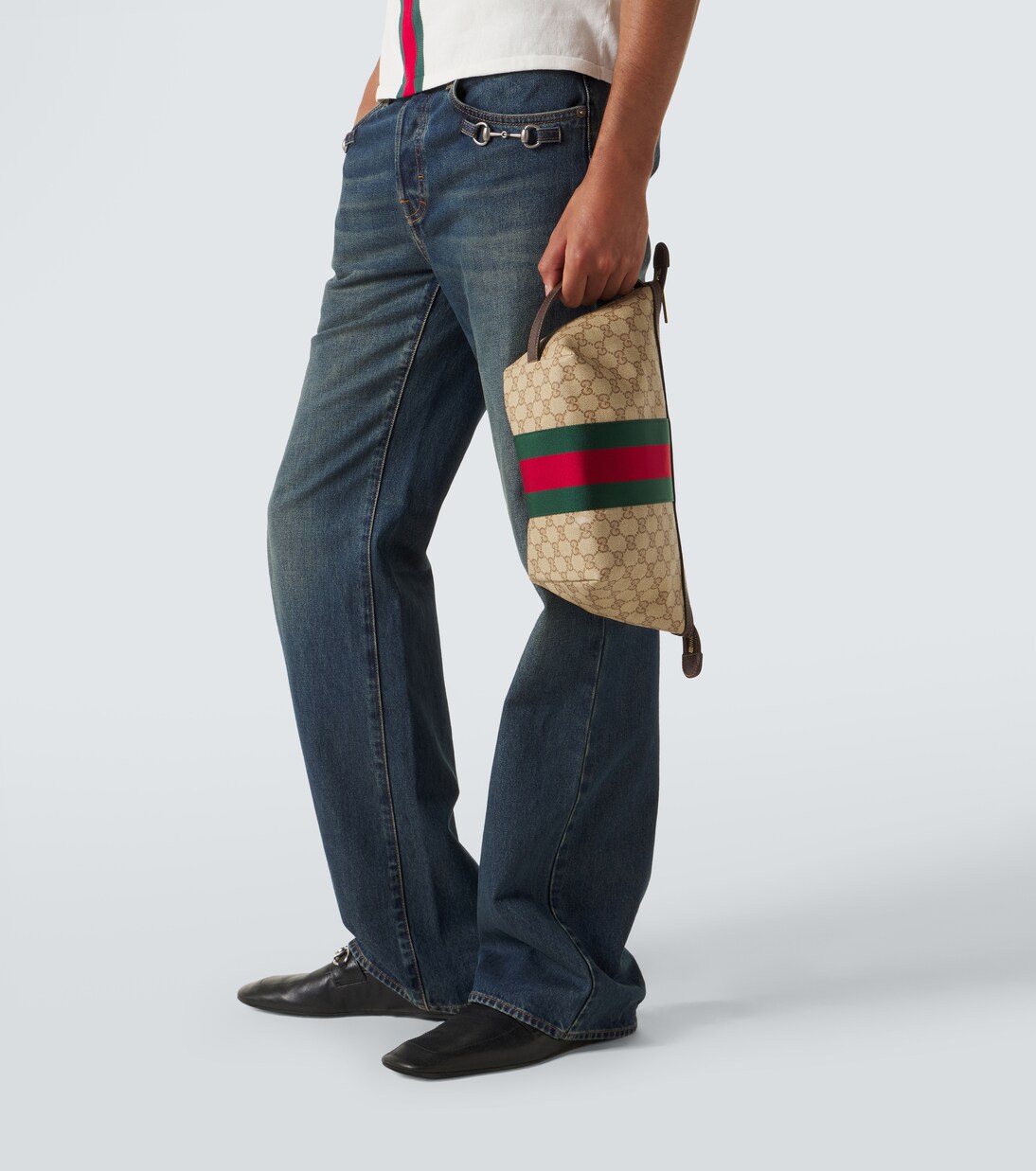Gucci Essence Classic GG canvas toiletry bag | Gucci
