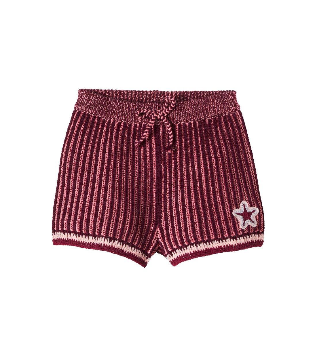 Knitted cotton shorts | Zimmermann Kids