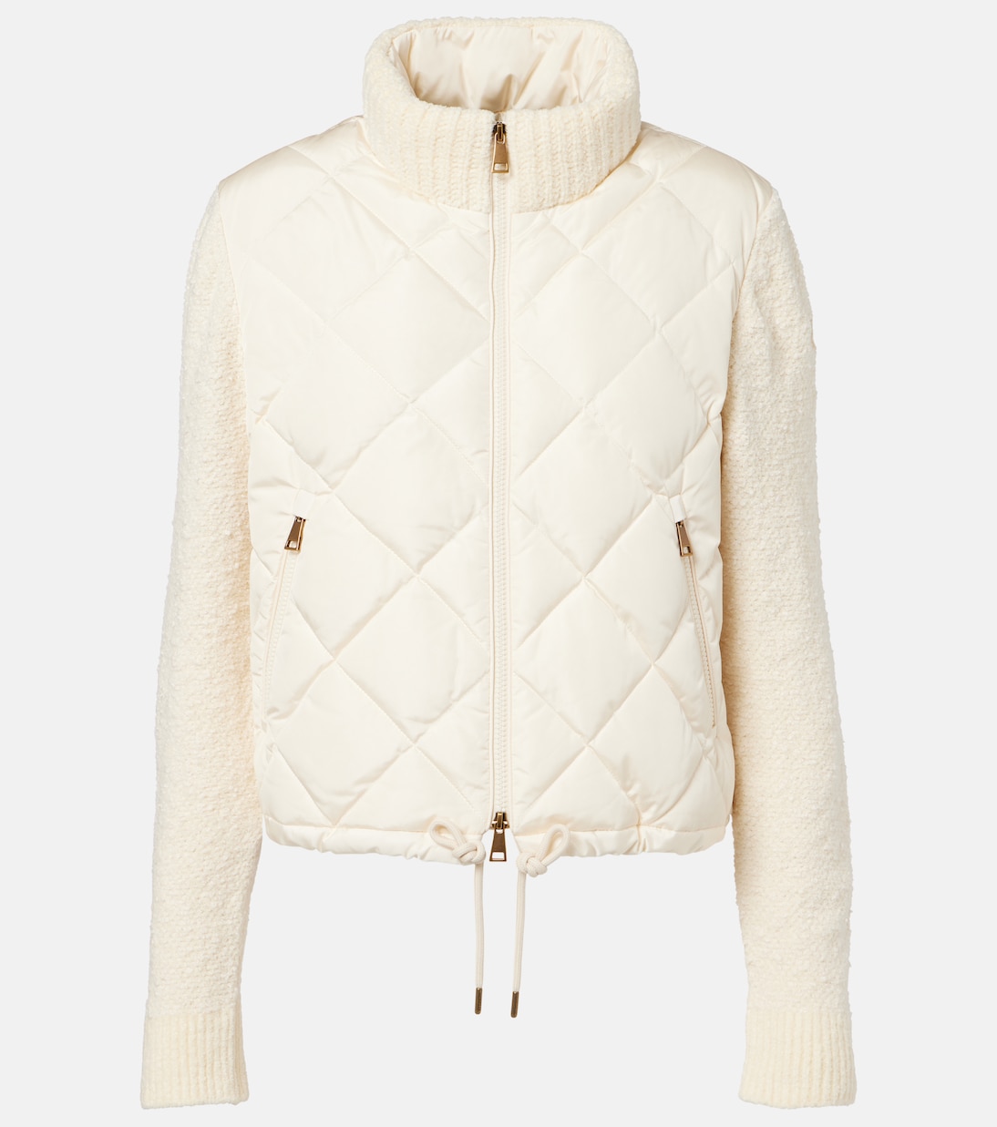 Down-paneled cotton-blend cardigan | Moncler