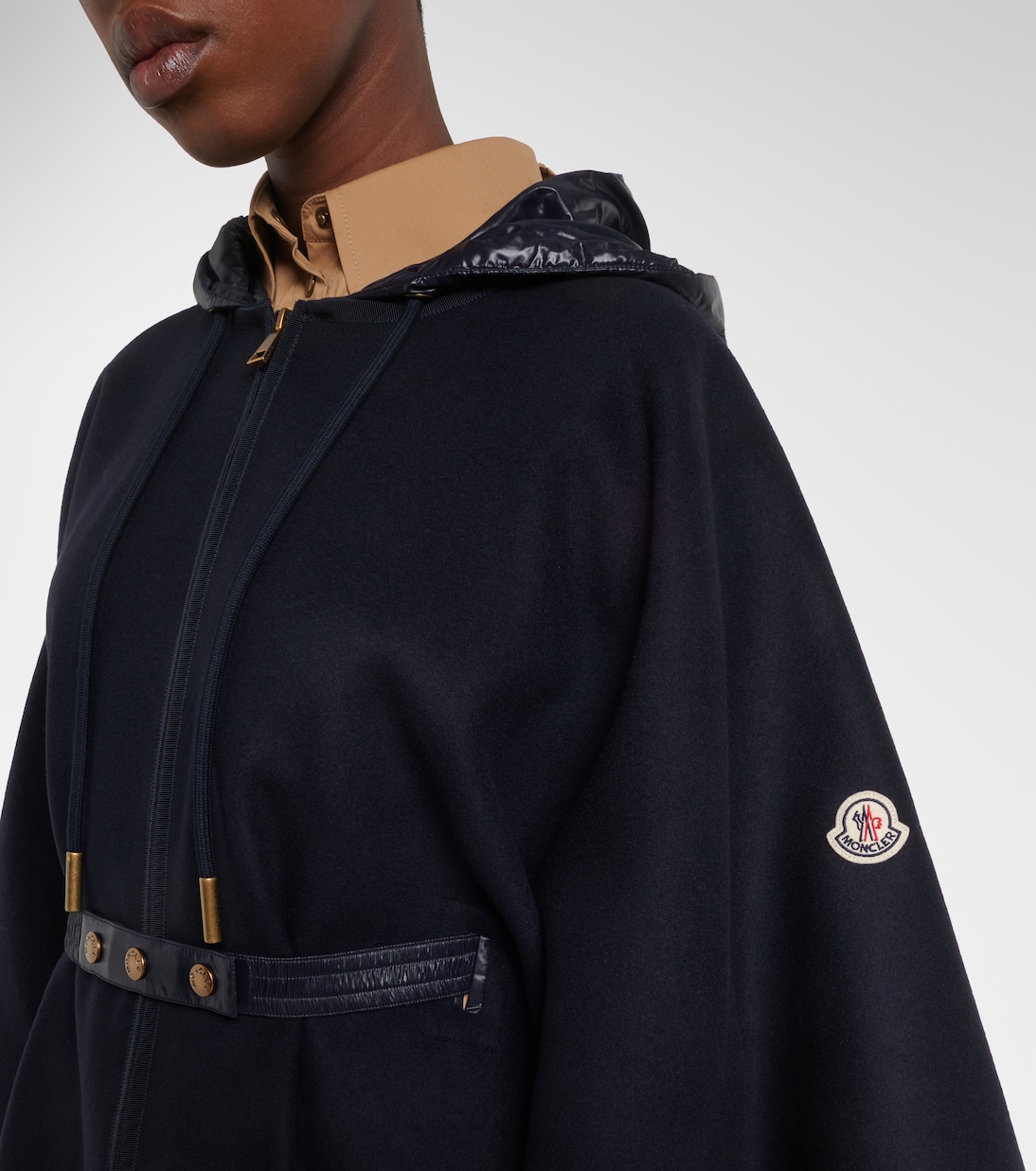 Cape aus einem Wollgemisch | Moncler