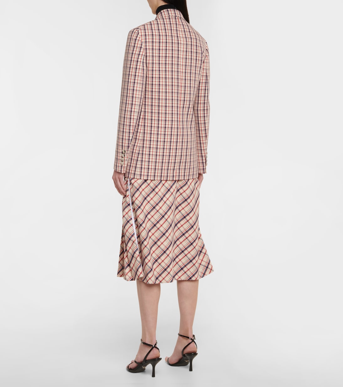 Checked wool blazer | Prada