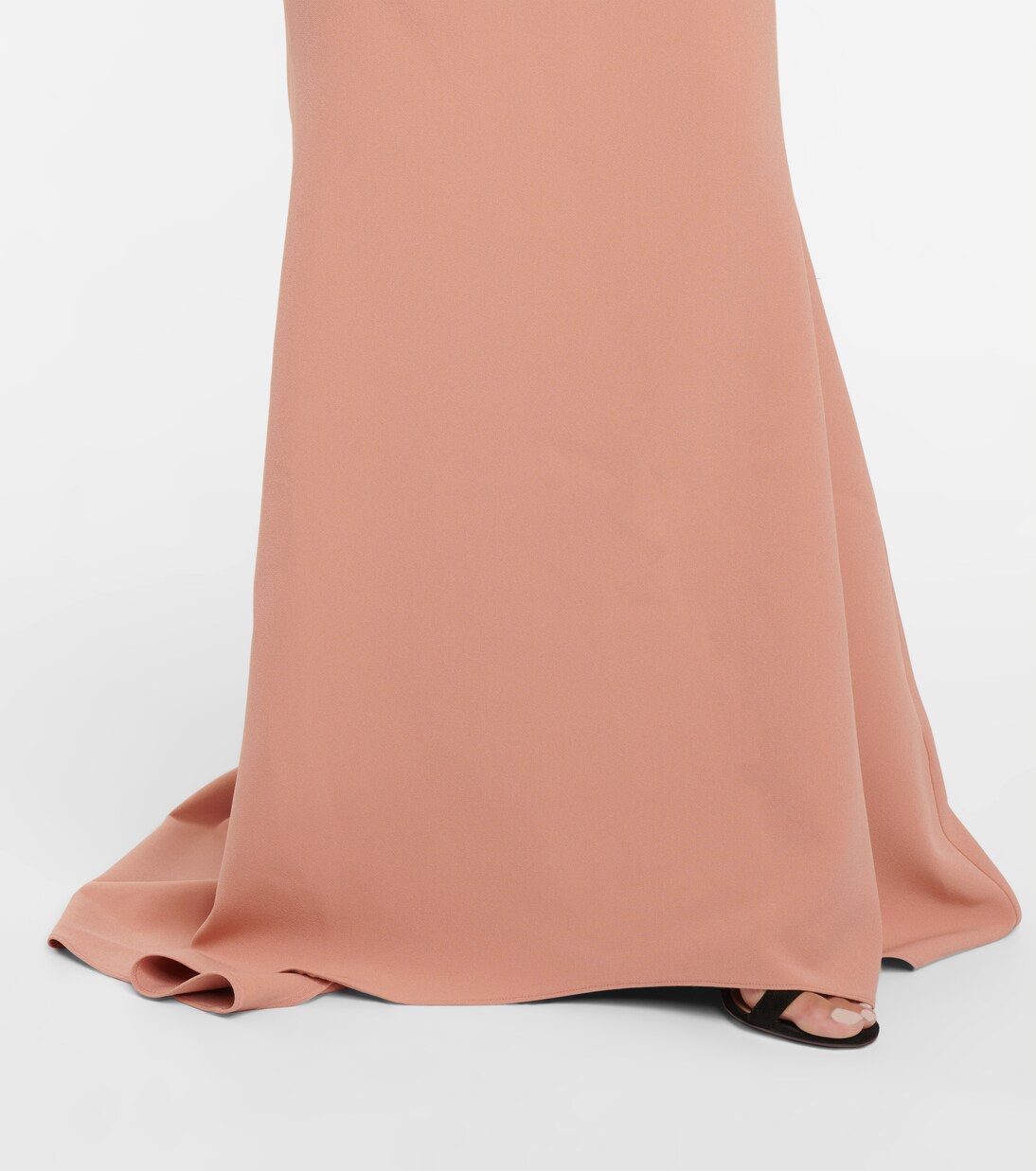 Robe longue Ambrosia en crêpe | Safiyaa