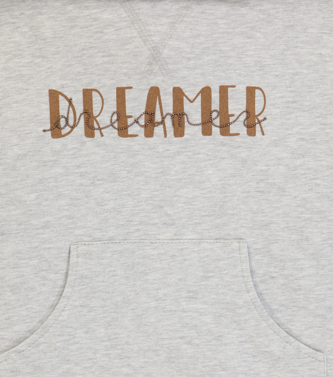 Robe à capuche Dreamer en coton mélangé | Brunello Cucinelli Kids