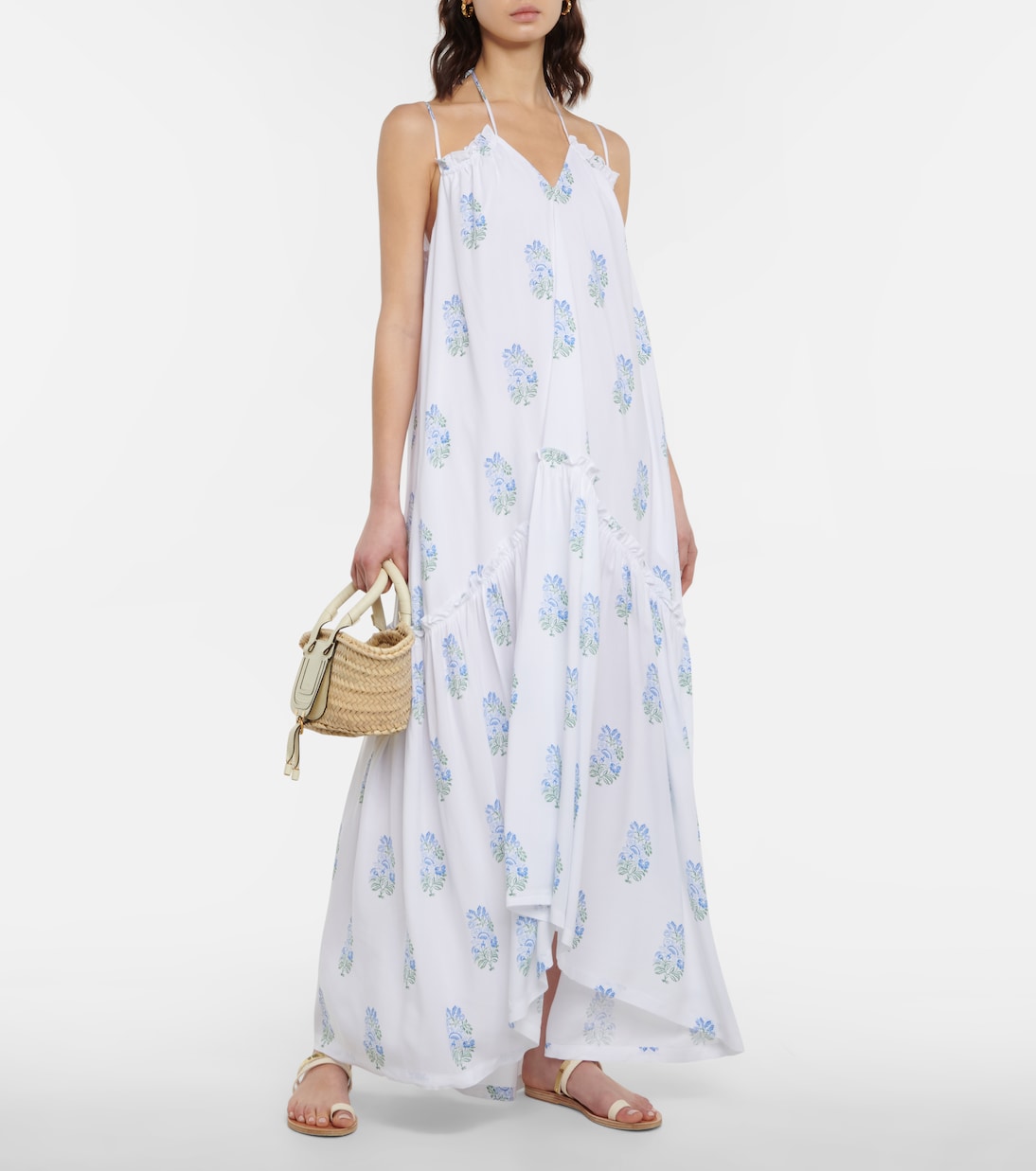 Robe longue Eden à fleurs | Heidi Klein