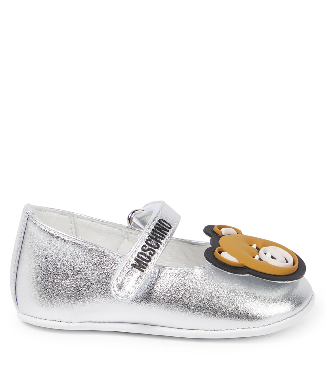 Baby - Ballerine in pelle metallizzata | Moschino Kids