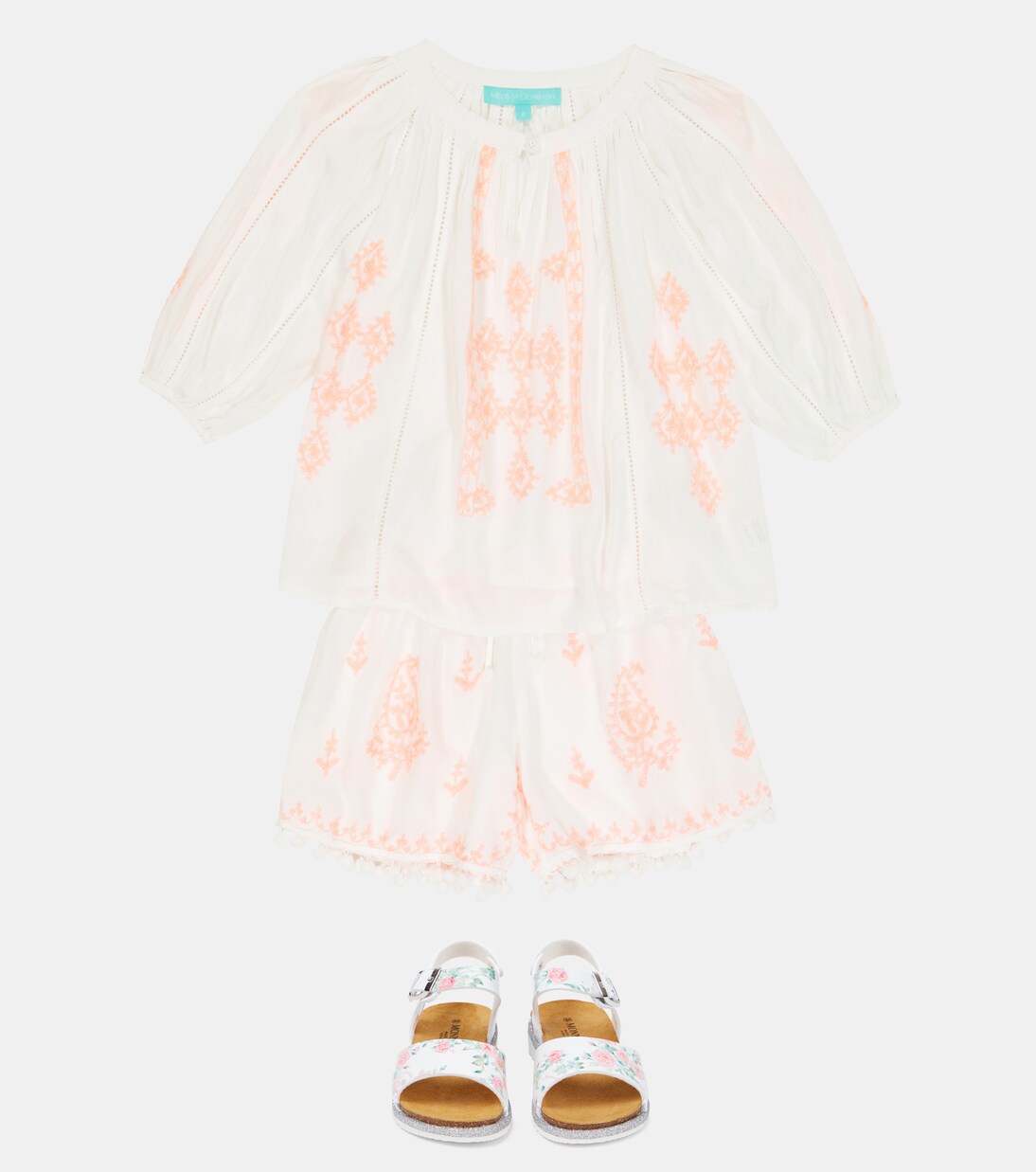 Baby Aliyah embroidered blouse | Melissa Odabash Kids