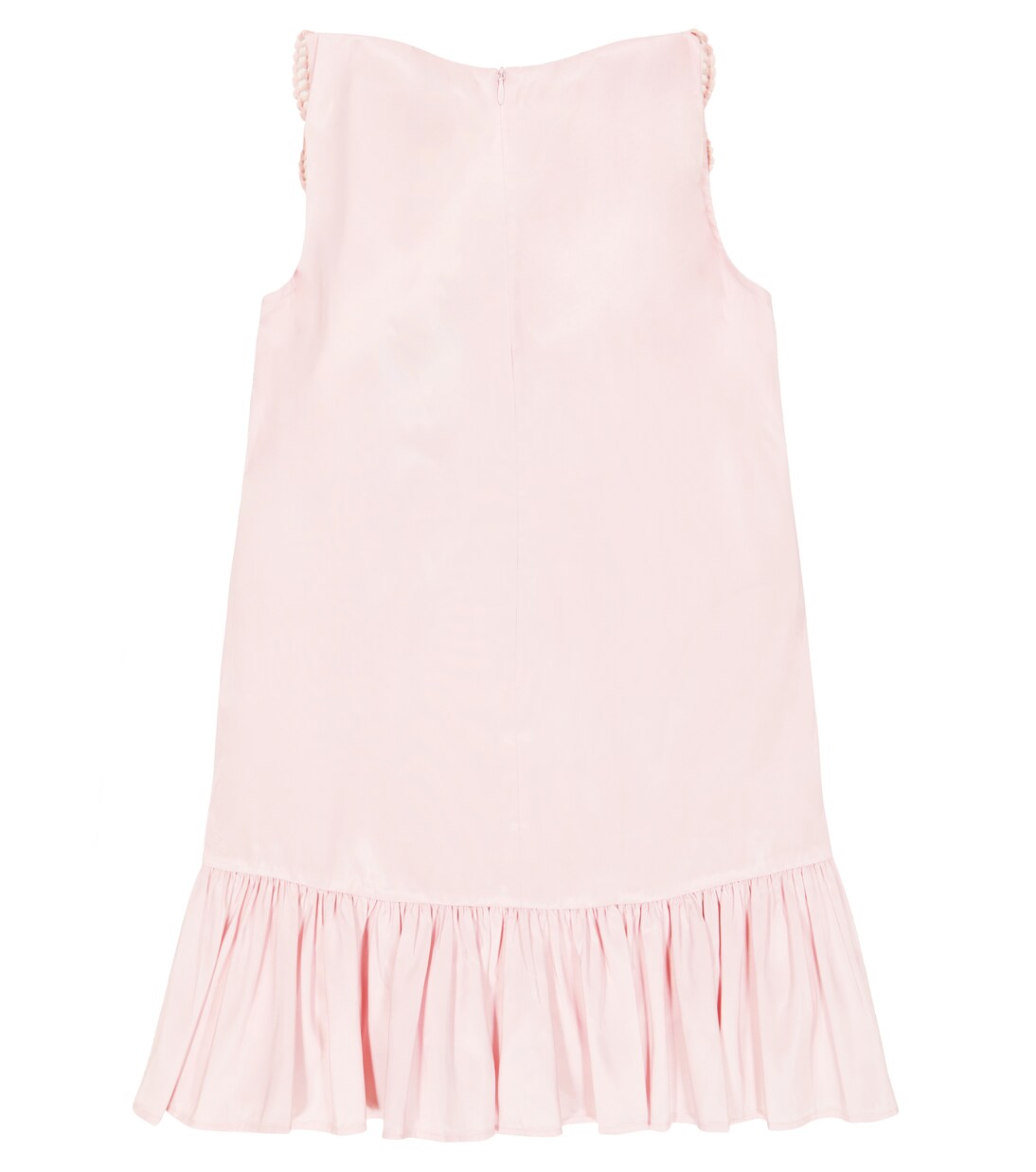 Guipure lace-trimmed taffeta dress | Self-Portrait Kids